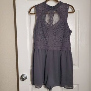 Cute Gray Romper